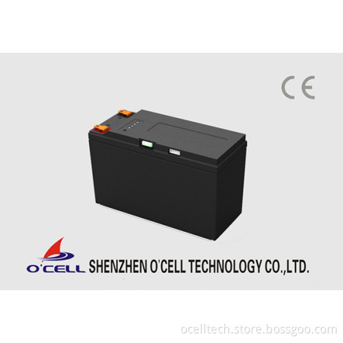 Lithium 12V 9Ah LiFePO4 battery pack with SMBus communication and LED Indicator